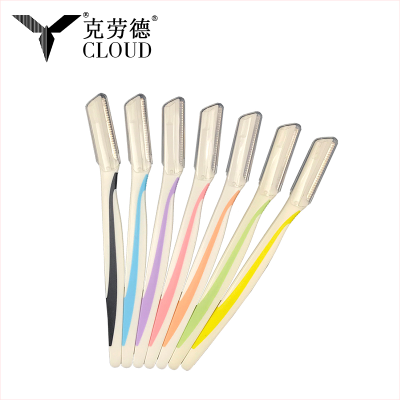 มีดโกนคิ้วแบบพกพาแบบใช้แล้วทิ้ง