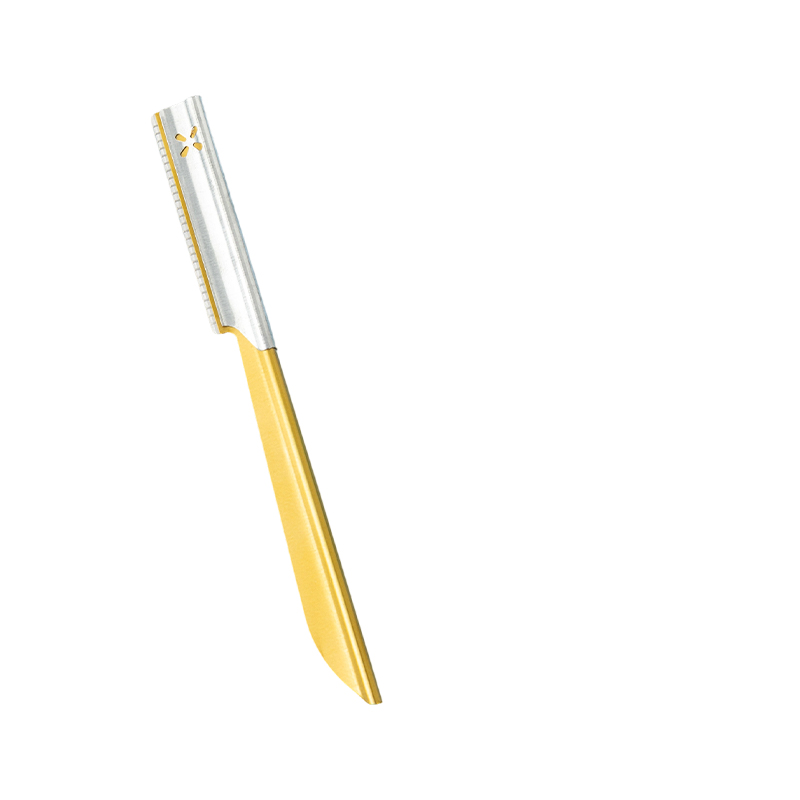 มีดโกนคิ้วและใบหน้าพร้อมด้ามจับกันลื่น