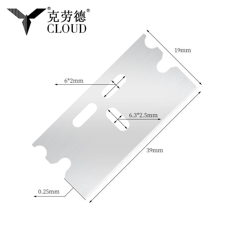 ใบมีดโกนนิรภัยขอบเดียวอเนกประสงค์