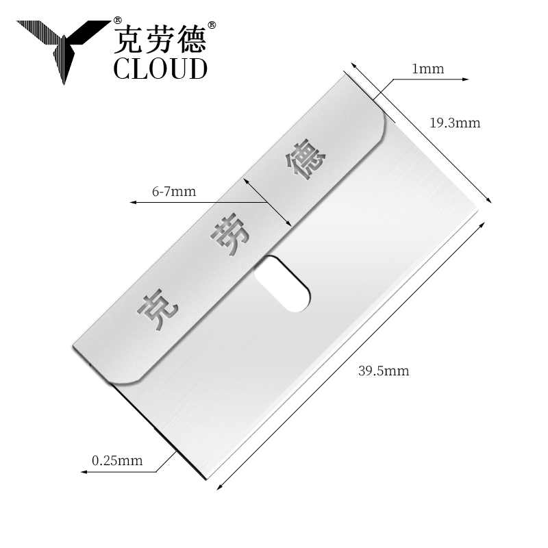 ใบมีดโกนนิรภัยขอบเดียวอเนกประสงค์