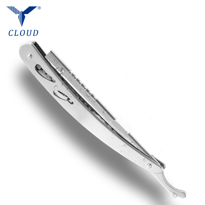 ด้ามมีดโกนตรงลูกฟูกสแตนเลสทนทาน