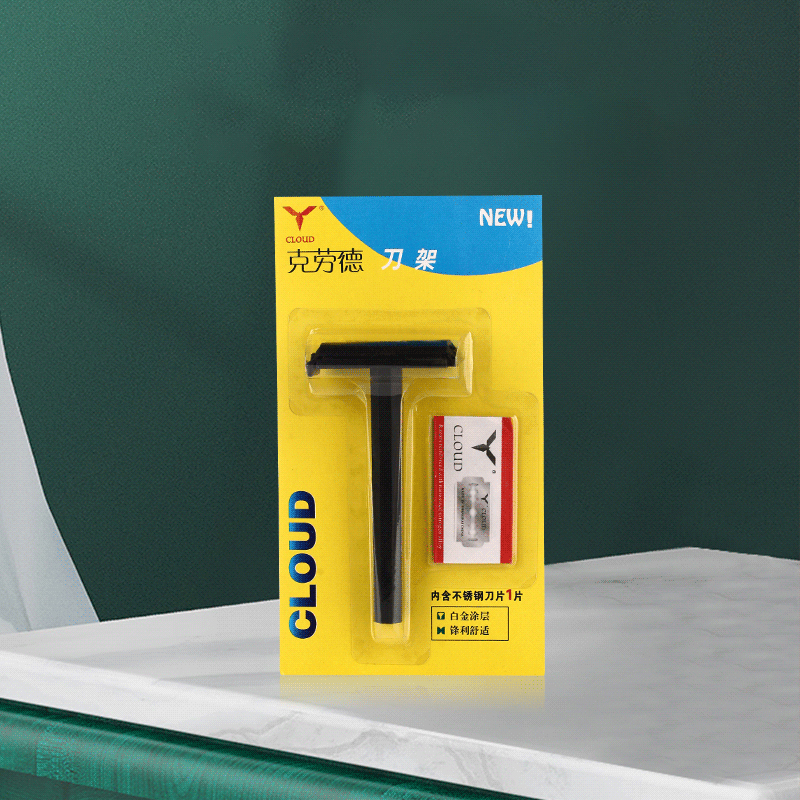 Travel Portable 74 ใบมีดพลาสติกรูปตัว T มีดโกน