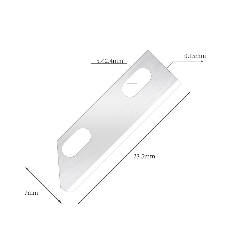 ใบมีดโกนสเตนเลสสตีลเรียบเป็นพิเศษแบบพกพา