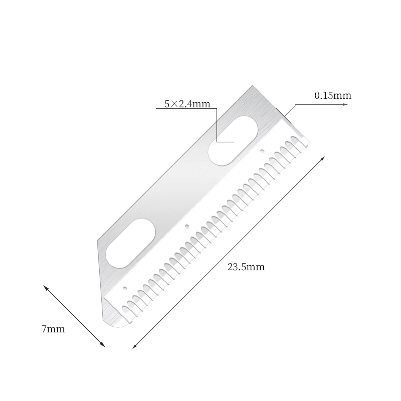 ใบมีดโกนสเตนเลสสตีลเรียบเป็นพิเศษแบบพกพา