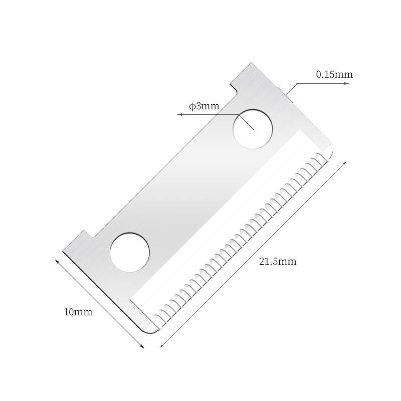 ใบมีดโกนคิ้วสแตนเลสขอบตัดด้านเดียว