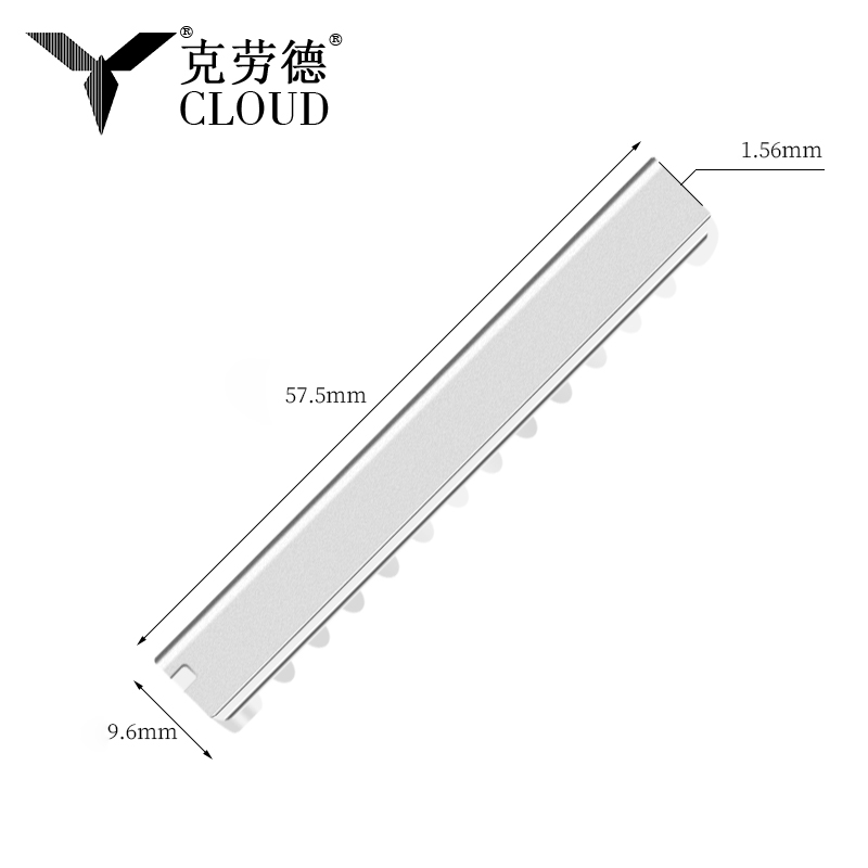 ใบมีดตัดผมขอบเดี่ยวสแตนเลส